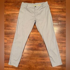 Bird Dogs Boom For Your Boomstick Stretch Gray Lined Pants Men’s Sz 38x32